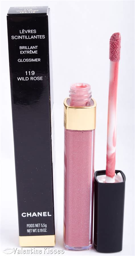 chanel wild rose gloss prezzo|Chanel Levres Scintillantes Glossimer 119 WILD ROSE .